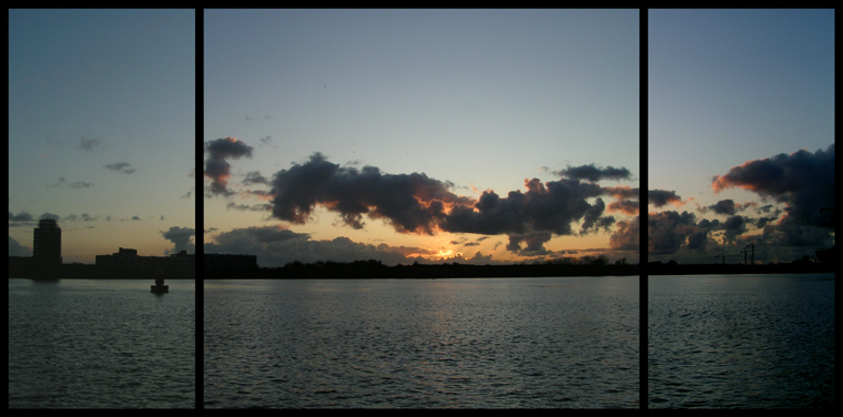 Sunset in three